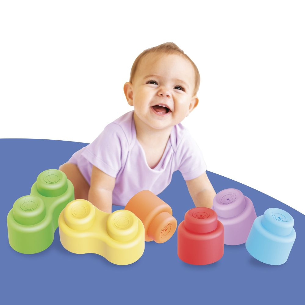 Set constructie Quercetti Momy Soft cuburi moi 28 piese [4]