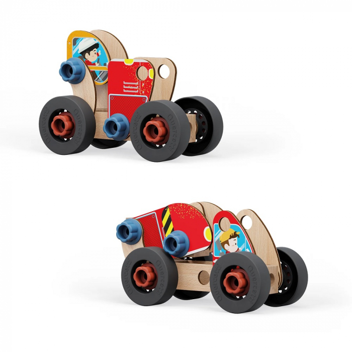 Set constructie vehicule Quercetti Bio [4]
