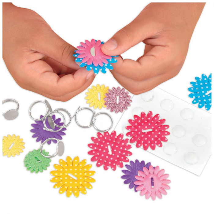 Set creativ - Inele cu floricele [4]
