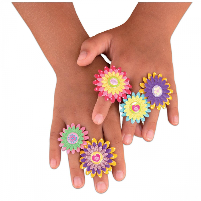 Set creativ - Inele cu floricele [3]