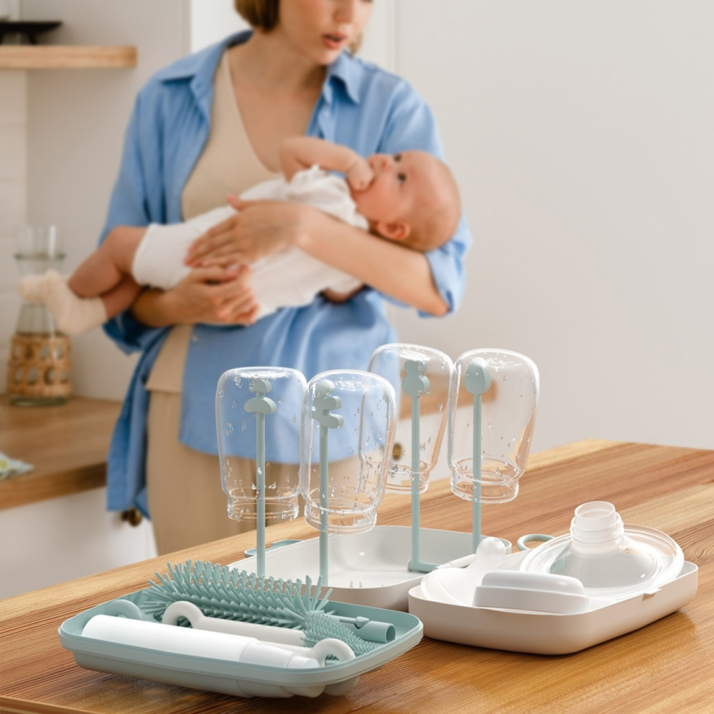 Set de perii pentru biberoane Momcozy 7 in 1 din silicon [4]