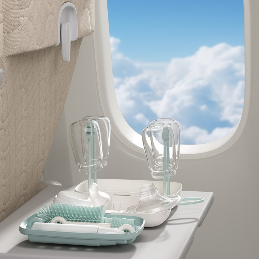 Set de perii pentru biberoane Momcozy 7 in 1 din silicon [7]