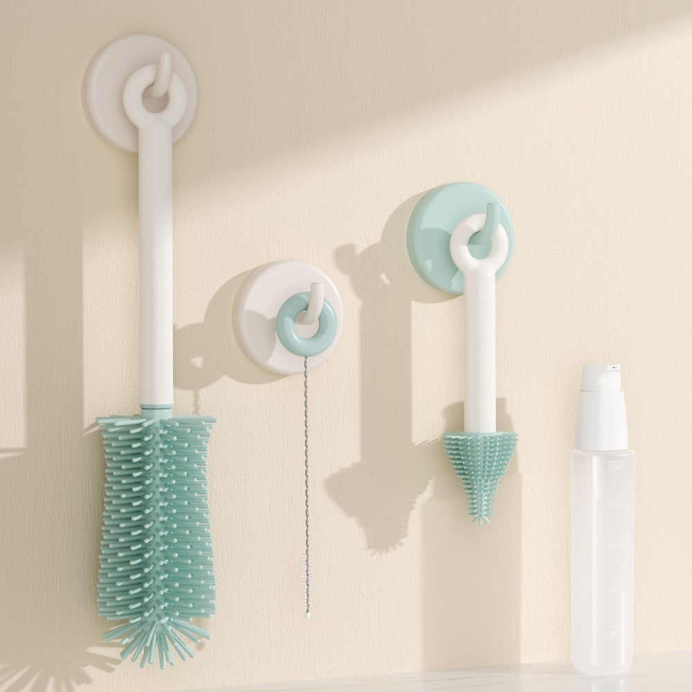 Set de perii pentru biberoane Momcozy 7 in 1 din silicon [5]