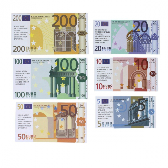 Set cu bani de jucarie (Euro) [3]