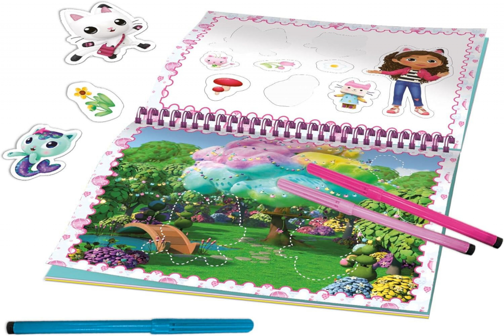 Set de colorat & desenat - Gabby's Dollhouse [2]