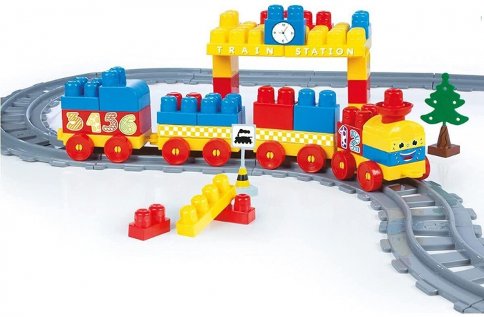 Set de constructii cu trenulet - 89 piese [2]