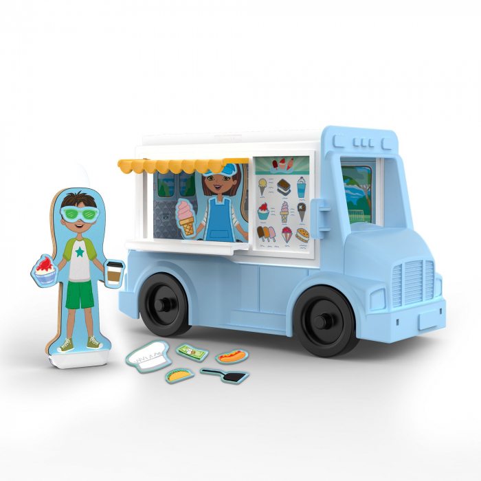 Set de joaca magnetic Food Truck [2]
