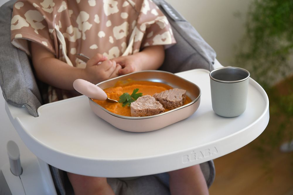 Set de masa Beaba din otel inoxidabil Cotton Candy [5]