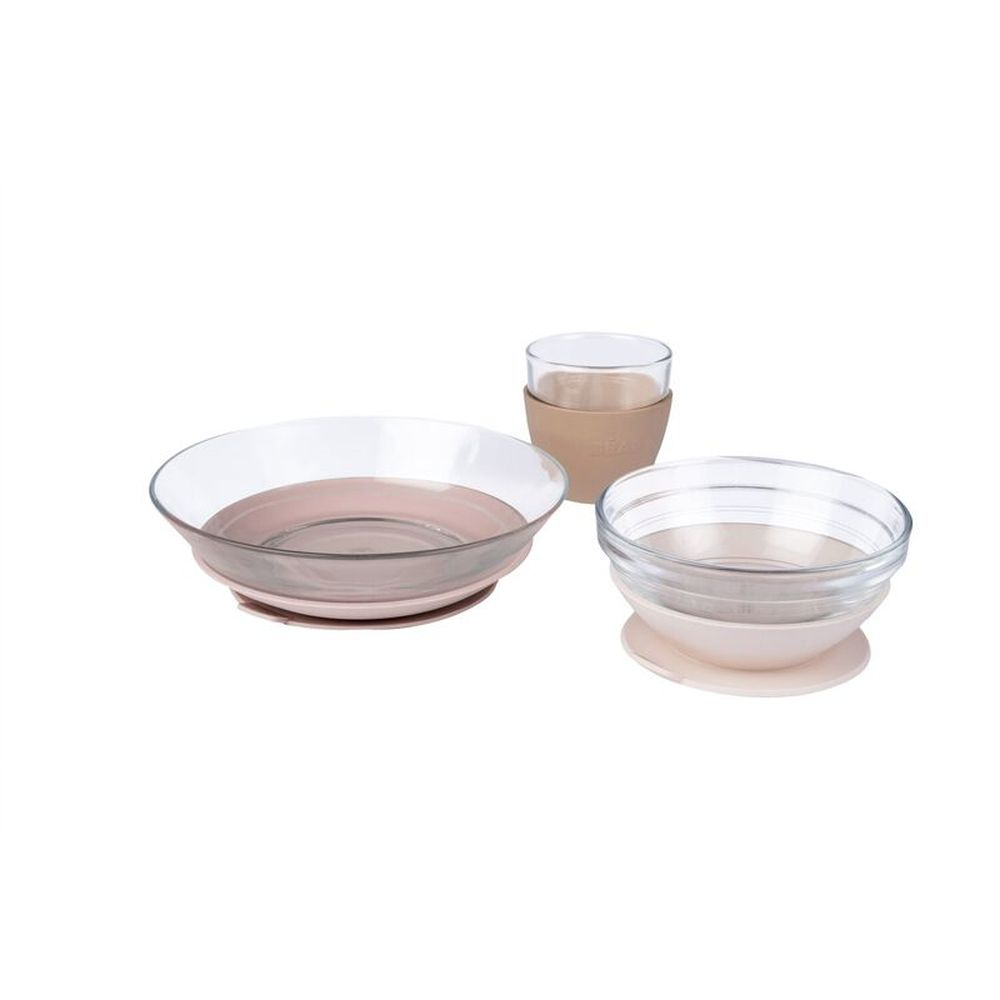Set de masa din sticla cu ventuza Beaba Cotton Candy [2]
