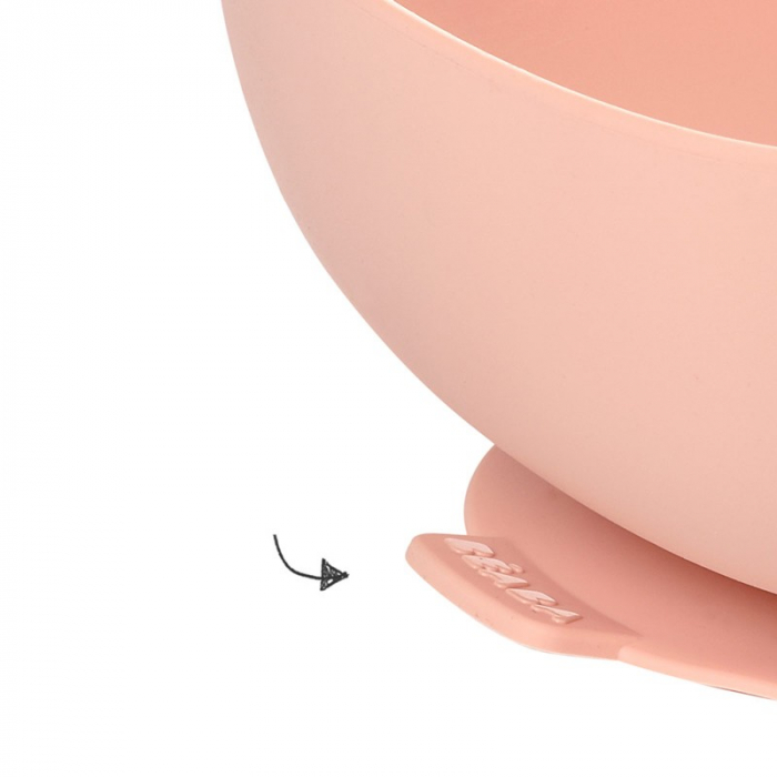 Set de masa silicon Beaba 2 piese Pink [2]