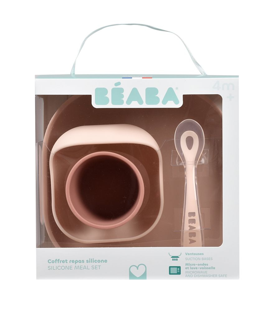 Set de masa silicon Beaba 4 piese Cotton Candy [3]