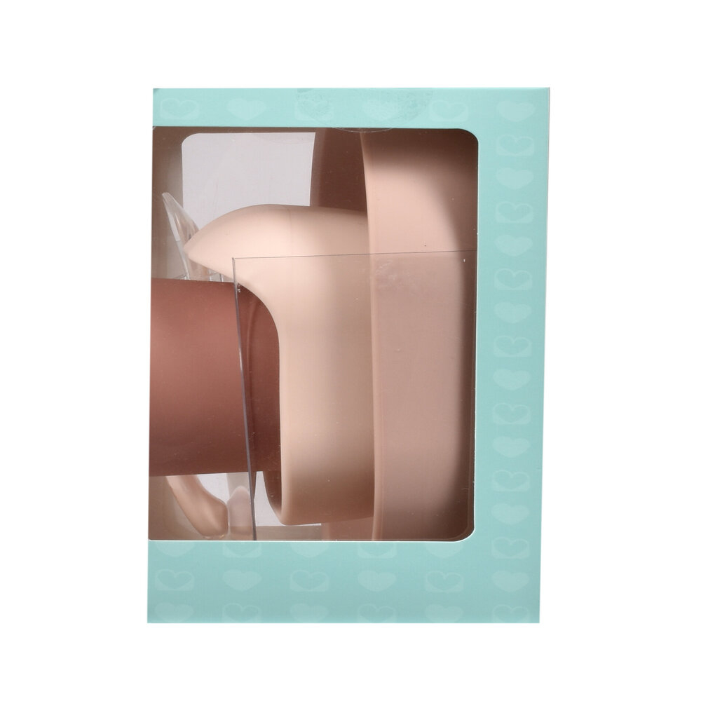 Set de masa silicon Beaba 4 piese Cotton Candy [4]