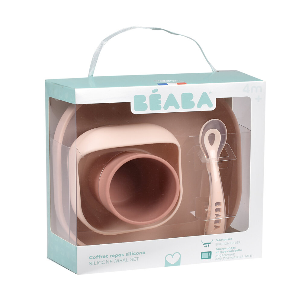 Set de masa silicon Beaba 4 piese Cotton Candy [2]