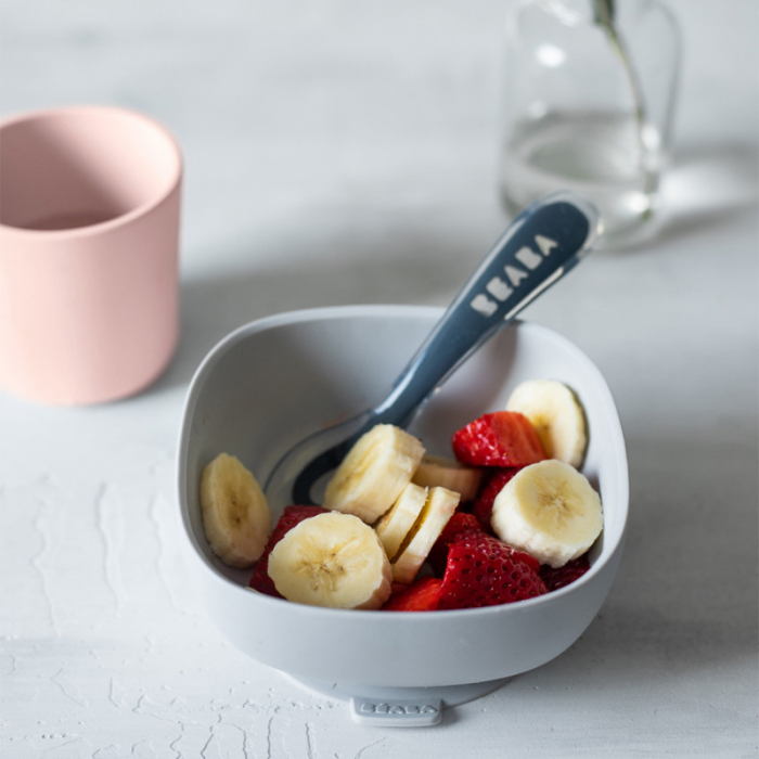 Set de masa silicon Beaba 4 piese Night Blue - Resigilat [4]