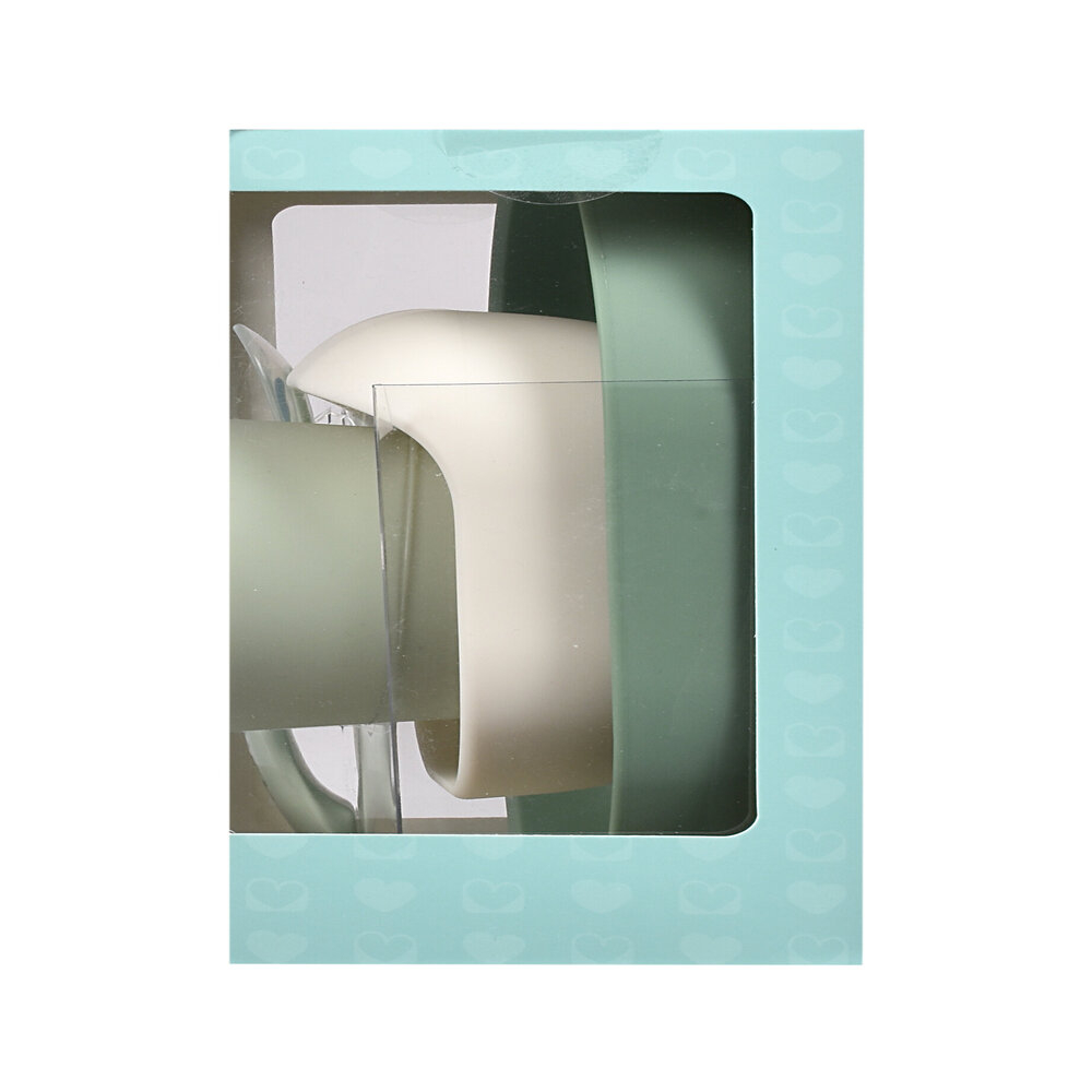 Set de masa silicon Beaba 4 piese Sage Green/Misty Green [5]