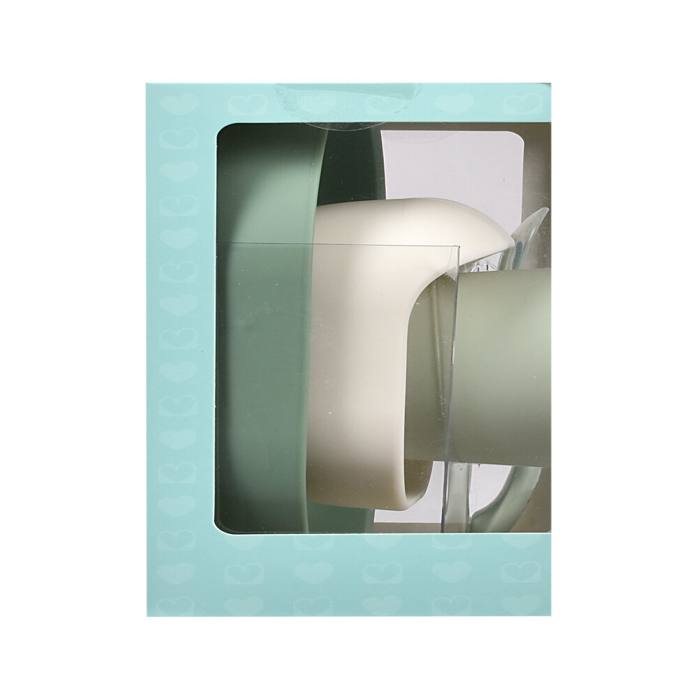 Set de masa silicon Beaba 4 piese Sage Green/Misty Green [4]