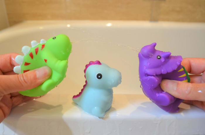 Set Dinozauri cu LED pentru baie [4]
