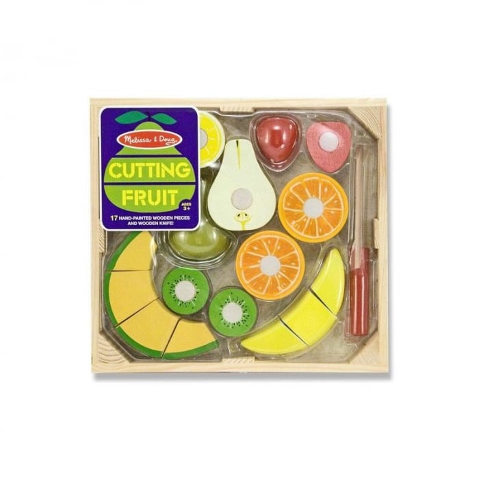Set fructe lemn pentru taiat - Melissa & Doug [2]