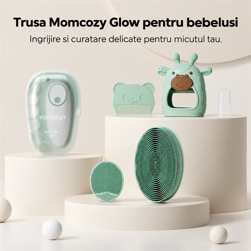 Set ingrijire bebe Momcozy All-in-1 glow  6 piese [3]