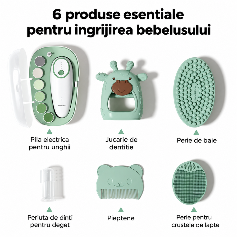 Set ingrijire bebe Momcozy All-in-1 glow  6 piese [10]