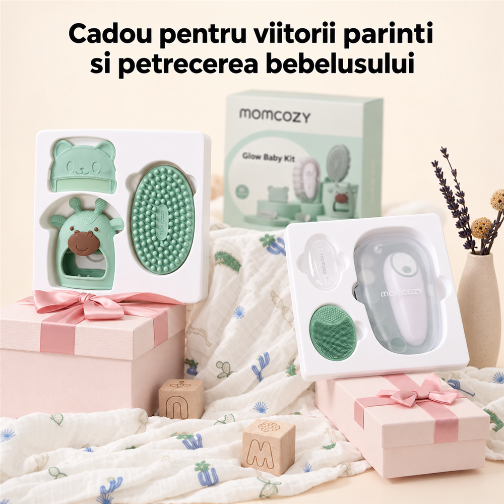 Set ingrijire bebe Momcozy All-in-1 glow  6 piese [9]
