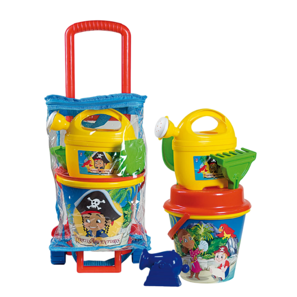Set jucarii pentru plaja cu troler Pirati