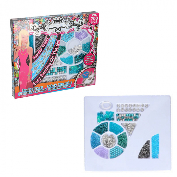 Set margele decorative Eddy Toys 700 piese Bleu [2]