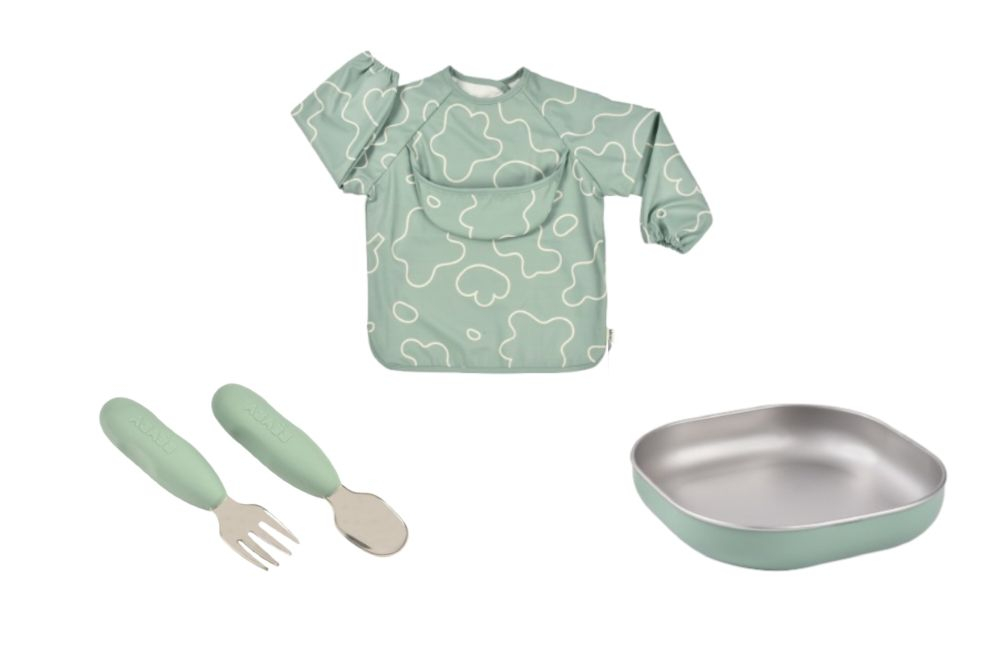 Set masa cadou Beaba First Meal Sage Green [4]