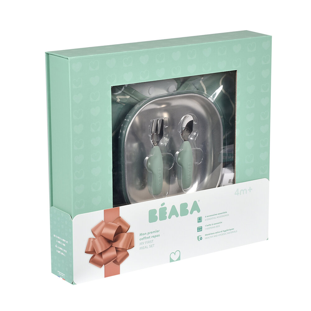 Set masa cadou Beaba First Meal Sage Green [2]