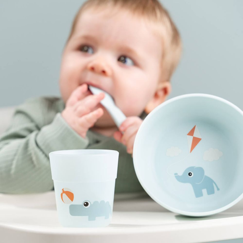 Set pentru primele mese Done by Deer Foodie Playground Blue [3]