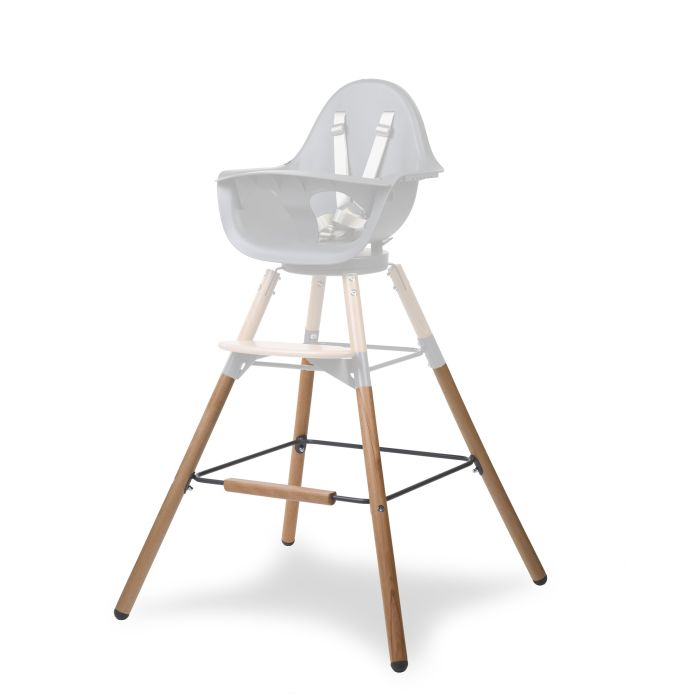 Set picioare cu suport pentru scaun de masa Childhome Evolu Natural/Antracit [2]