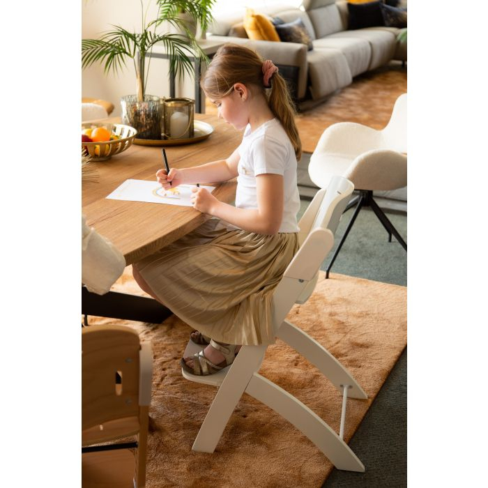 Scaun de masa reglabil in inaltime Childhome Evosit Fag Alb [6]