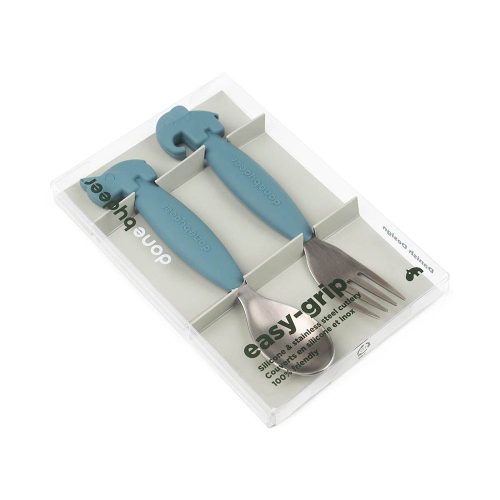 Set tacamuri Done by Deer Easy-Grip Inox Deer Friends Blue [3]