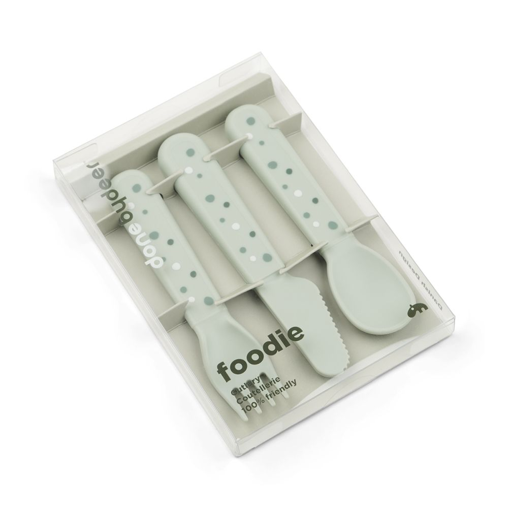 Set tacamuri Done by Deer Foodie Happy Dots Green [3]