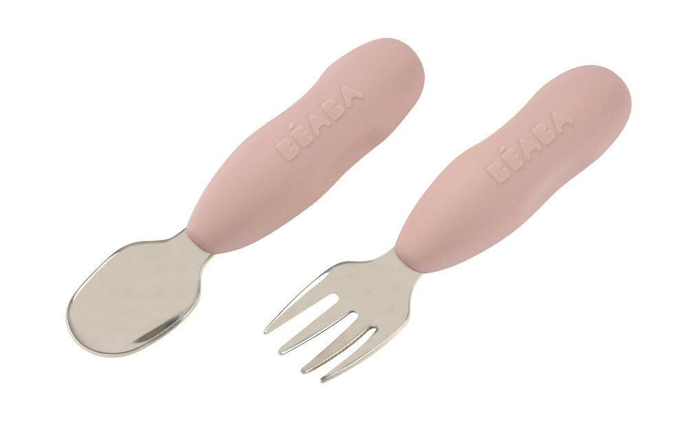 Set tacamuri inox Beaba Cotton Candy