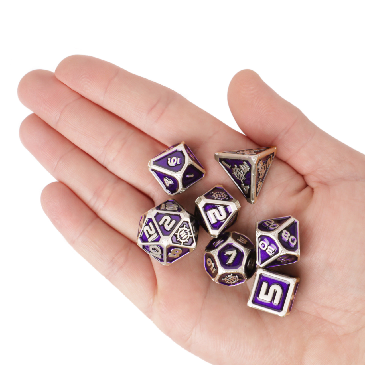 Set Zaruri Metalice ENHANCE Gaming Collector's Edition Purple DnD [4]