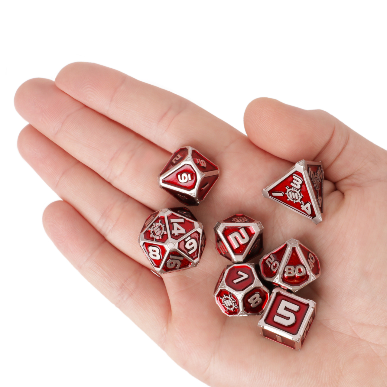 Set Zaruri Metalice ENHANCE Gaming Collector's Edition Red DnD [4]