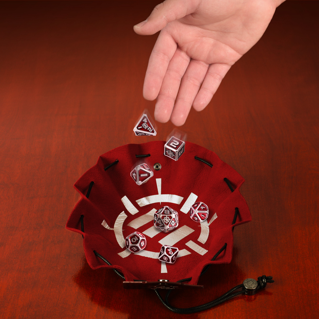Set Zaruri Metalice ENHANCE Gaming Collector's Edition Red DnD [7]