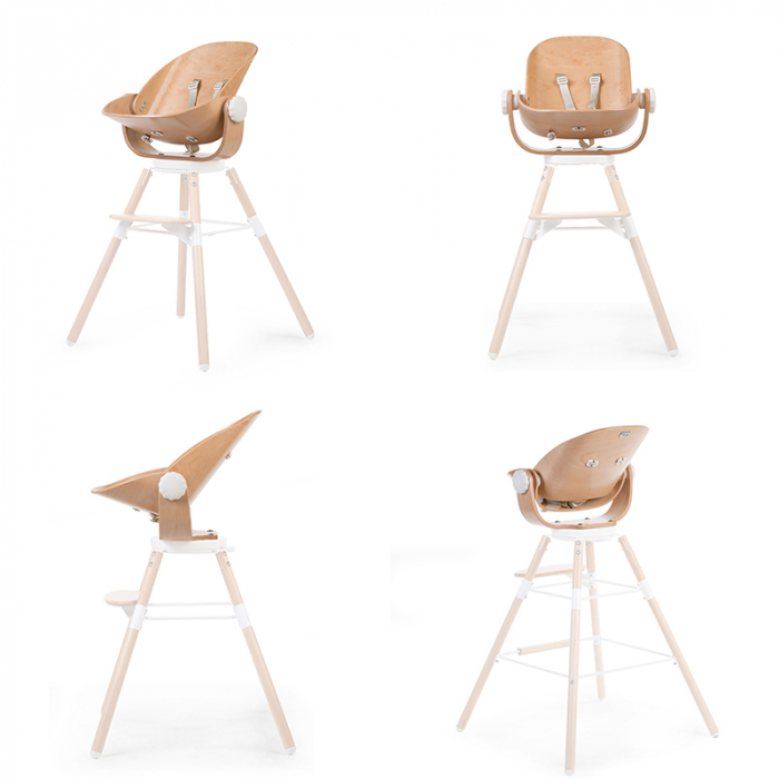 Sezut nou-nascut pentru scaun de masa Childhome Evolu 2/Evolu One.80, Natural/Alb [4]