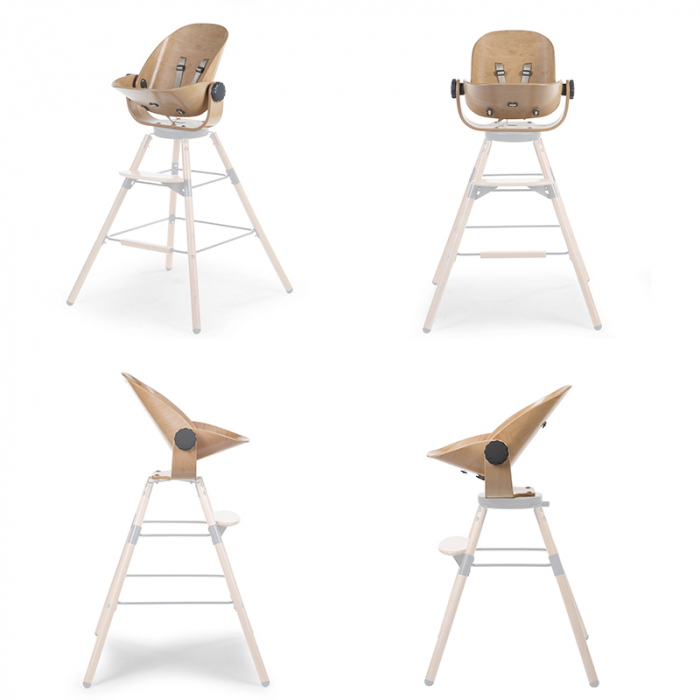 Sezut nou-nascut pentru scaun de masa Childhome Evolu 2/Evolu One.80, Natural/Antracit [4]