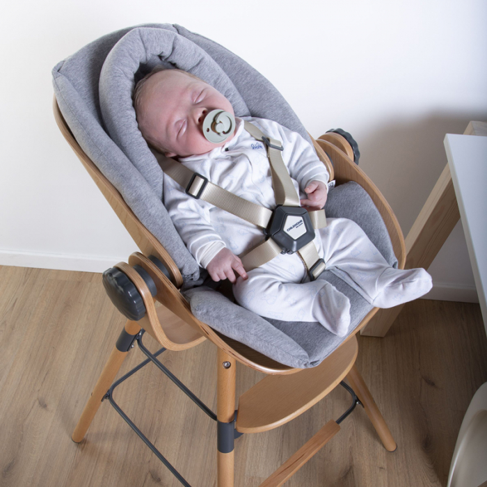 Sezut nou-nascut pentru scaun de masa Childhome Evolu 2/Evolu One.80, Natural/Antracit [5]