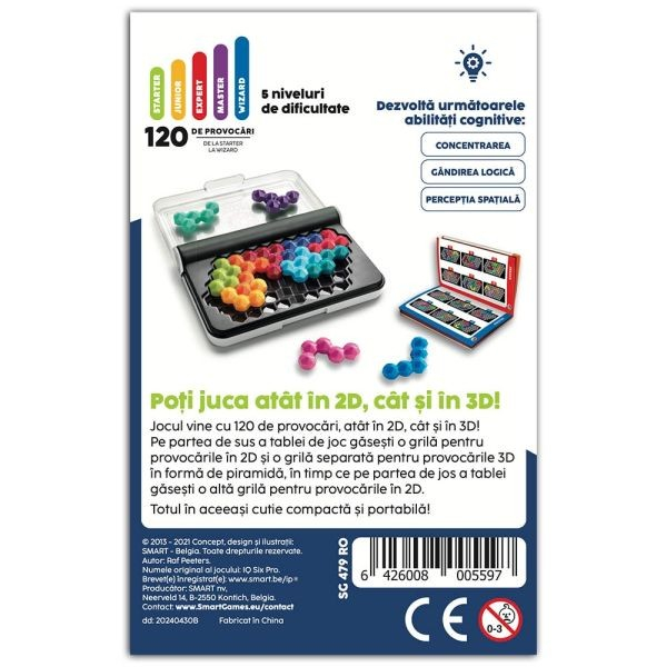 mart Games - IQ Six Pro, joc de logica cu 120 de provocari [4]