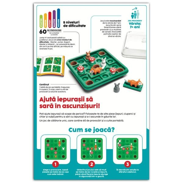 Smart Games - Jump'In, joc de logica cu 60 de provocari [4]