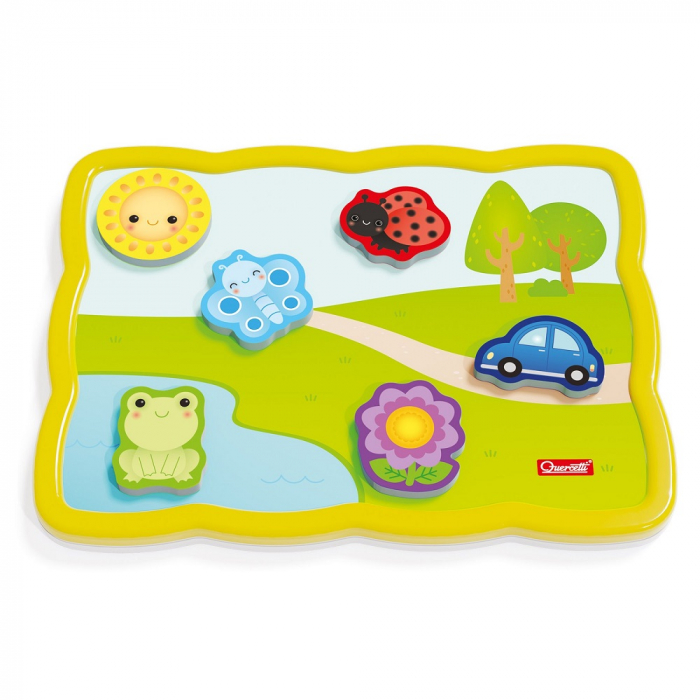 Smart Puzzle Quercetti Primele culori si cuvinte [5]