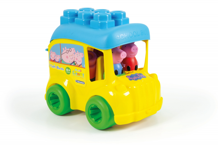 Soft Clemmy-Autobuz Peppa Cu Cuburi [2]