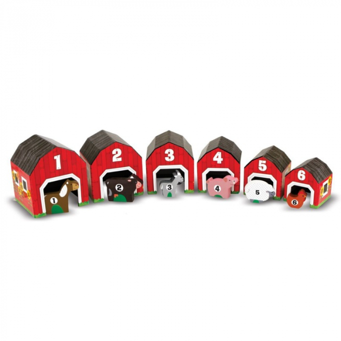 Sortator de forme Casuta cu animale Melissa and Doug [2]