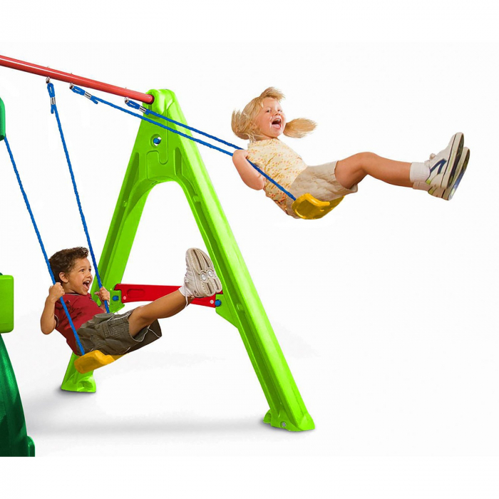 Spatiu de joaca cu tobogan si leagan Little Tikes Clubhouse [2]