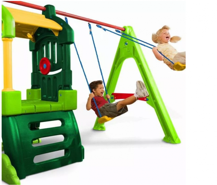 Spatiu de joaca cu tobogan si leagan Little Tikes Clubhouse [3]
