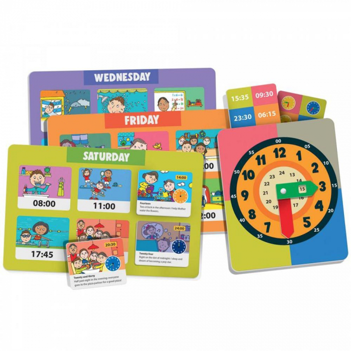 Stem sa invatam ora si zilele saptamanii Headu [3]