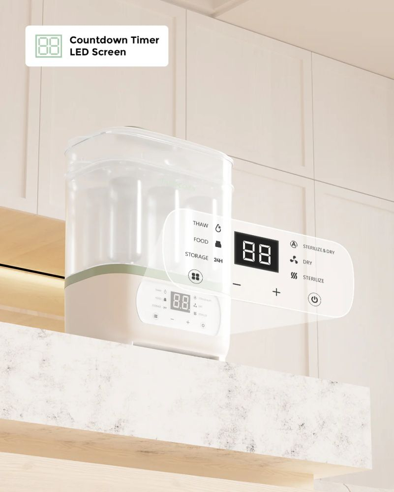 Sterilizator cu abur pentru biberoane 8 in 1 Momcozy [6]